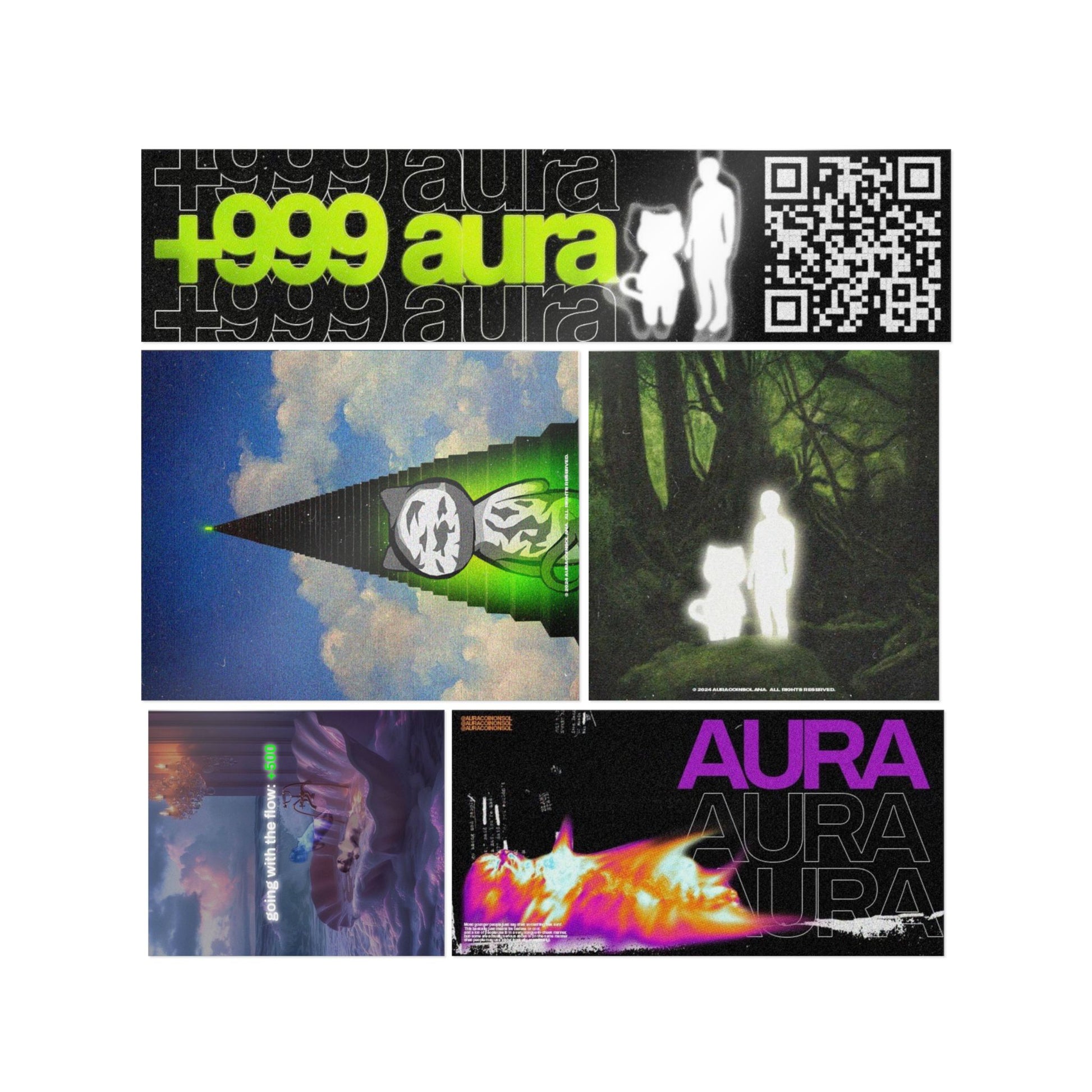 auramaxxing Sticker Pack