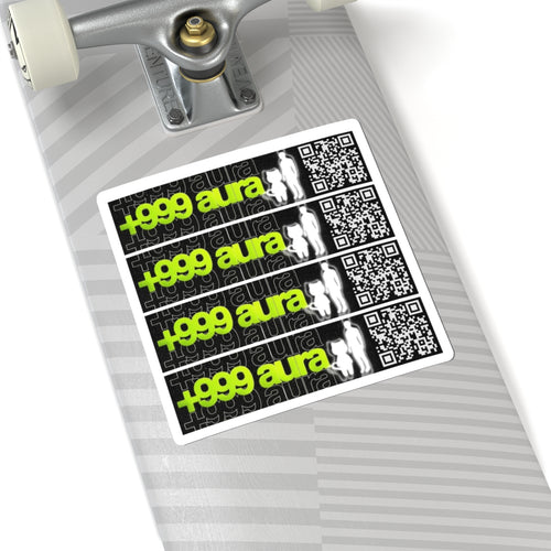 +999 aura Sticker Pack — Scan to Ascend