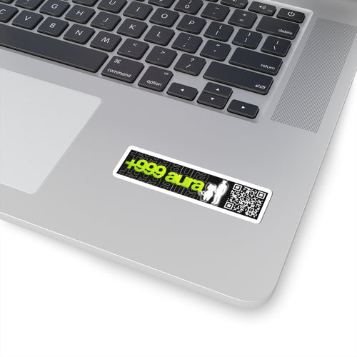 +999 aura Sticker — Scan to Ascend