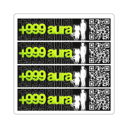 +999 aura Sticker Pack — Scan to Ascend