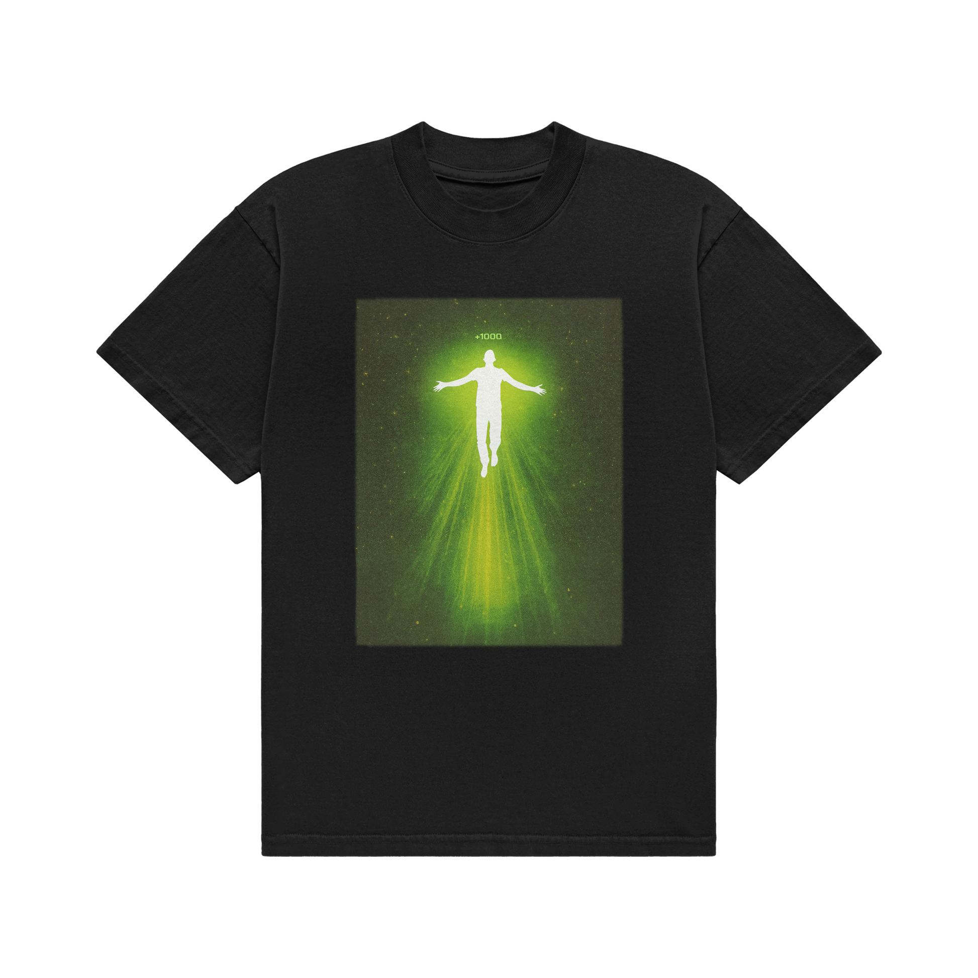 aura abduction black tee