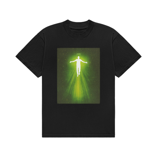 aura abduction black tee