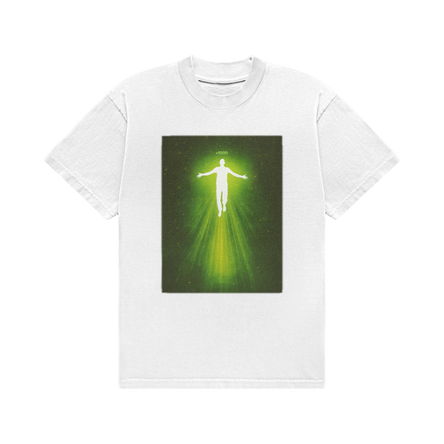 aura abduction white tee
